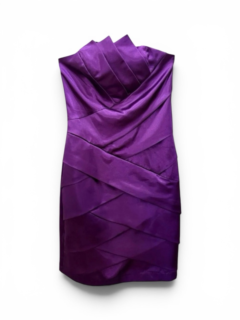 Y2K Cache Purple Strapless Mini Dress